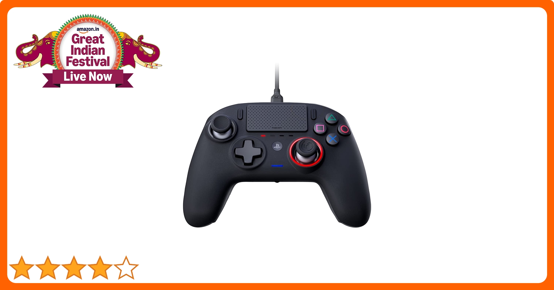 Nacon Revolution Pro Controller 3(Black) : Amazon.in: Video